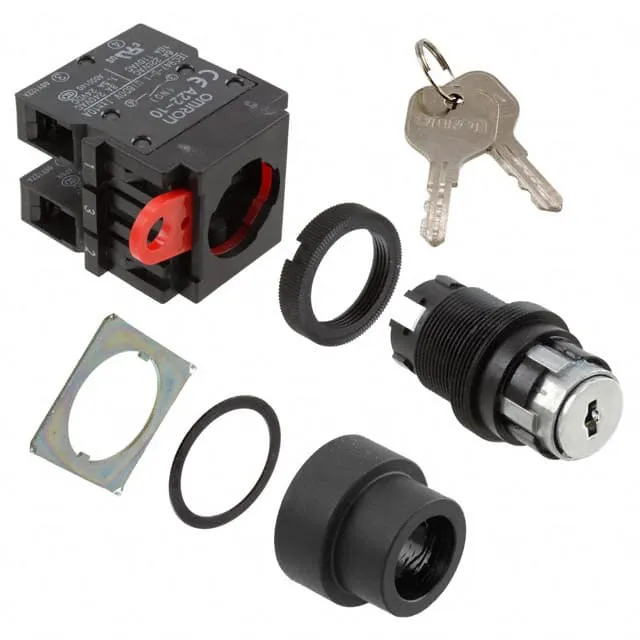 A22K-2ML-20 (SWITCH KEYLCK 2POS DPST 10A 110V)