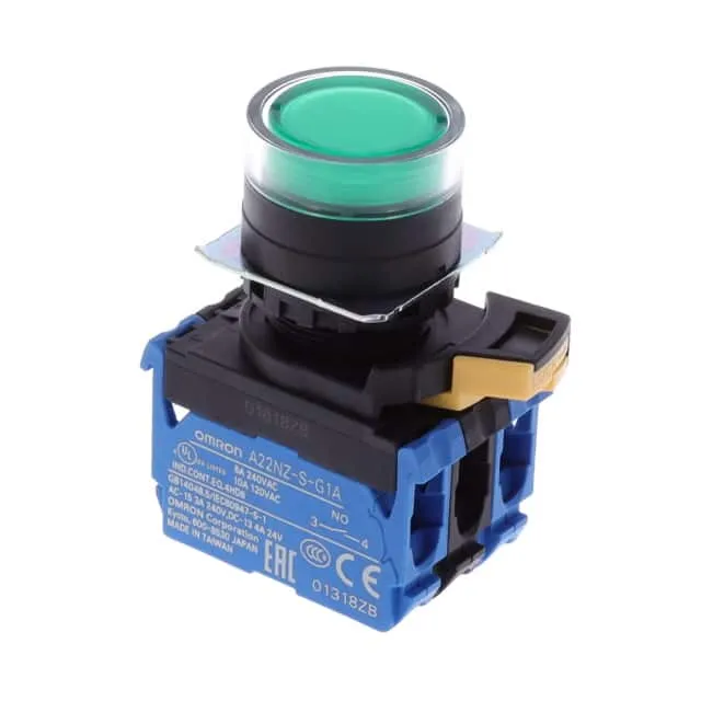 A22NL-BGM-TGA-G101-GD (SWITCH PUSH DPST-NO 10A 120V)