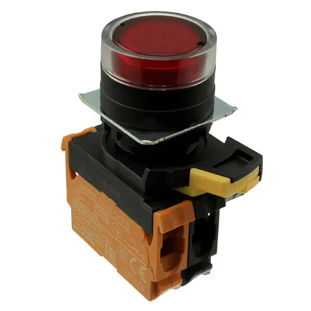 A22NL-BGM-TRA-G002-RD (SWITCH PUSH SPST-NC 10A 120V)