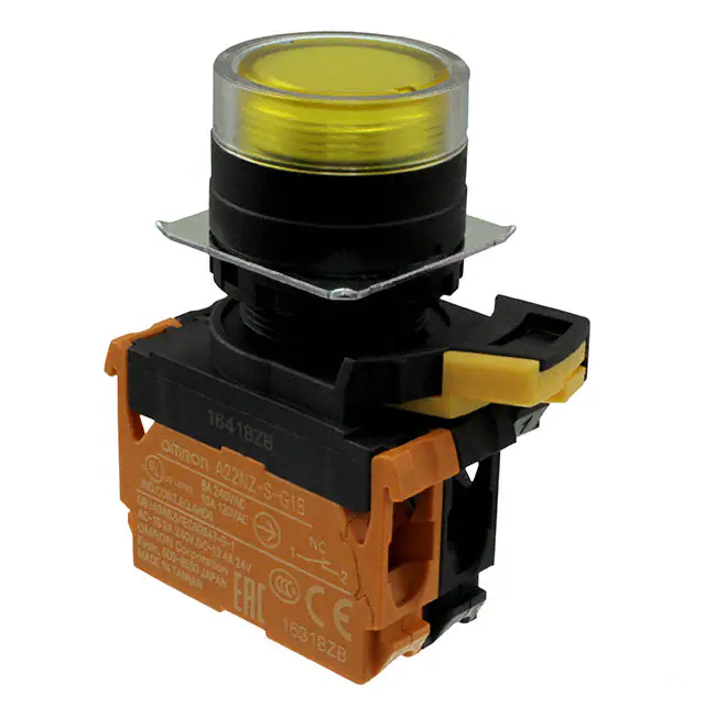 A22NL-BGM-TYA-G002-YD (SWITCH PUSH SPST-NC 10A 120V)