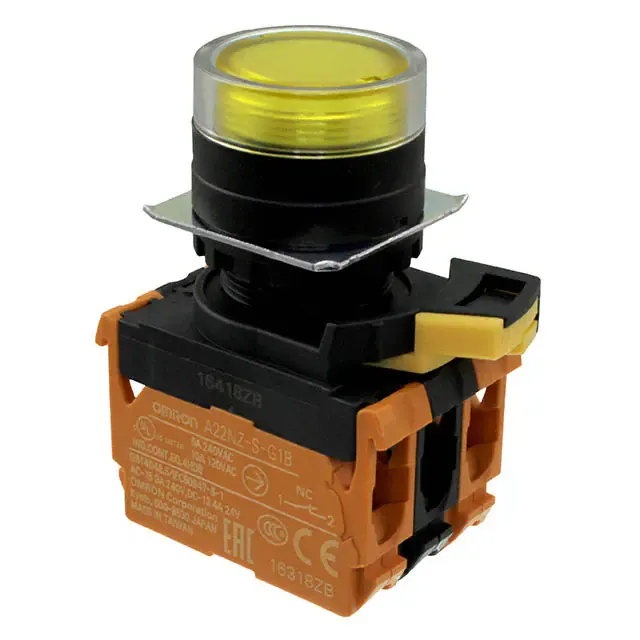 A22NL-BGM-TYA-G202-YC (SWITCH PUSH DPST-NC 10A 120V)