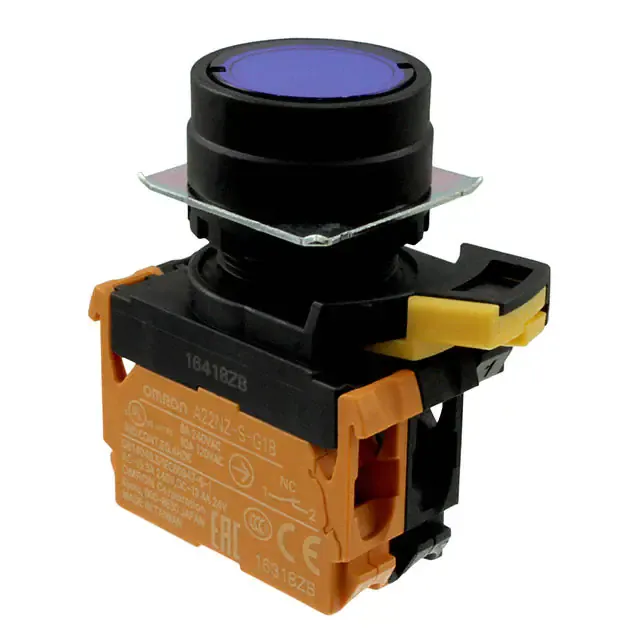 A22NL-BNA-TAA-G002-AD (SWITCH PUSH SPST-NC 10A 120V)