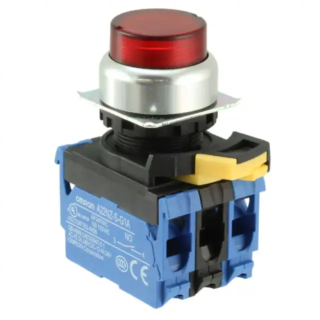 A22NL-RPA-TRA-G101-RD (SWITCH PUSH DPST-NO 10A 120V)