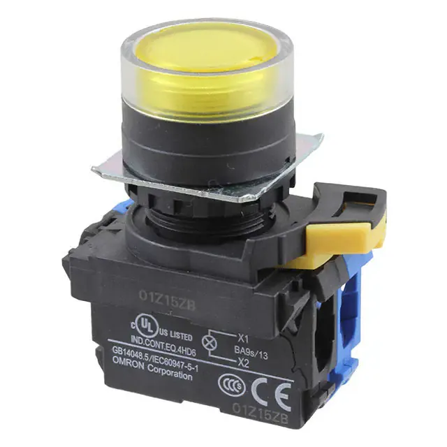 A22NL-BGM-TYA-G100-YD (SWITCH PUSH SPST-NO 10A 120V)