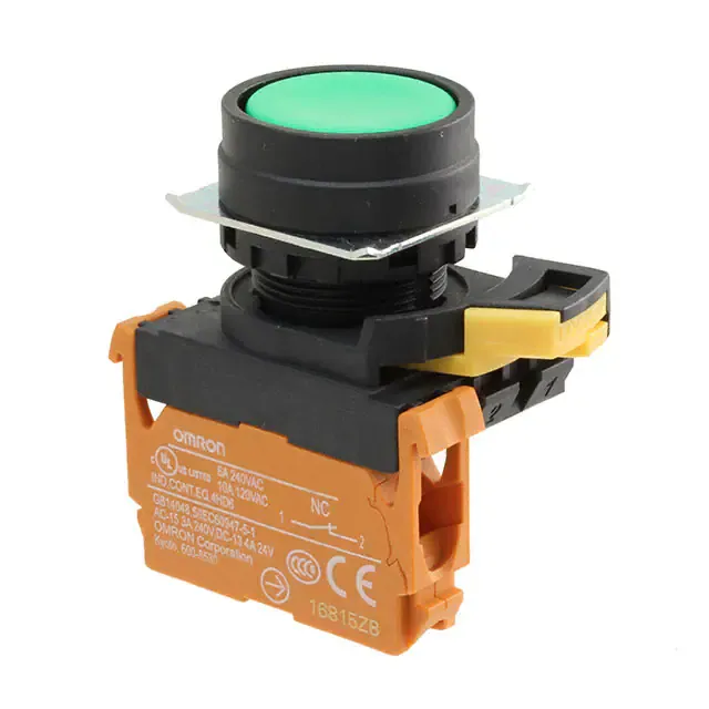 A22NN-BNM-NGA-G002-NN (SWITCH PUSH SPST-NC 10A 120V)