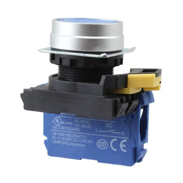 A22NN-MNM-NAA-G100-NN (SWITCH PUSH SPST-NO 10A 120V)