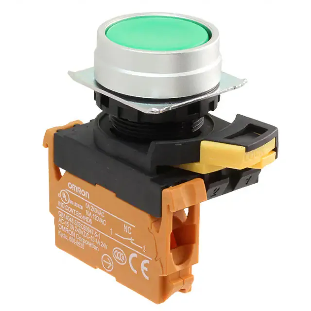 A22NN-MNM-NGA-G002-NN (SWITCH PUSH SPST-NC 10A 120V)