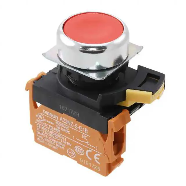 A22NN-RNM-NRA-G002-NN (SWITCH PUSH SPST-NC 10A 120V)