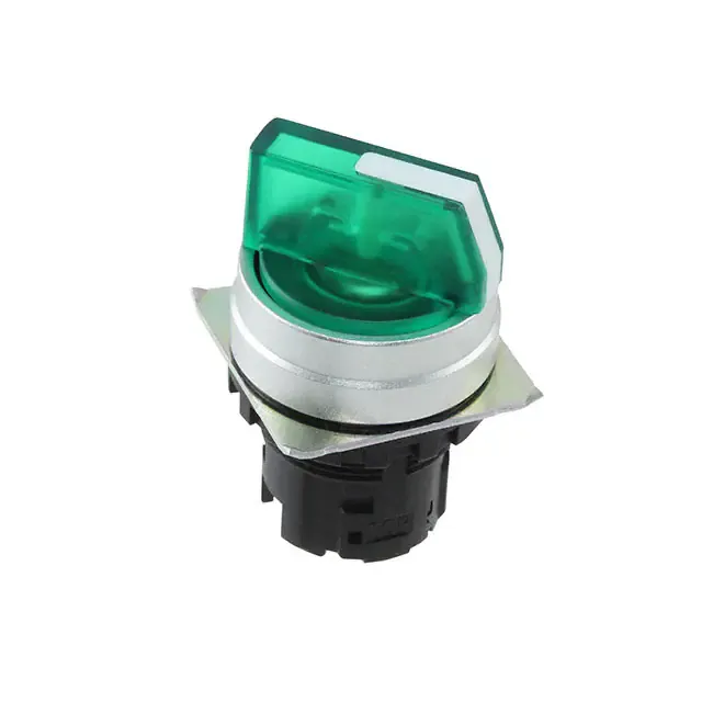 A22NZ-2MM-TGA (GREEN 2 POS METAL LGHT)