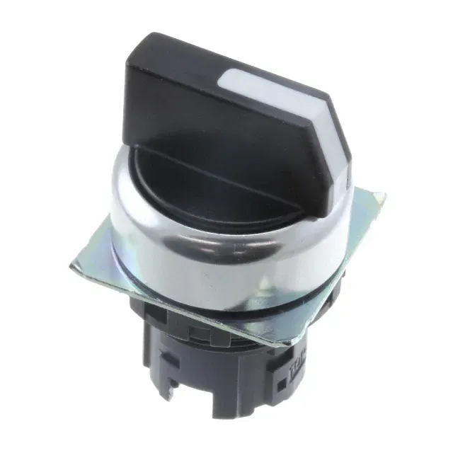 A22NZ-3RB-NBA (BLK 3 POS METAL RTN L/R)