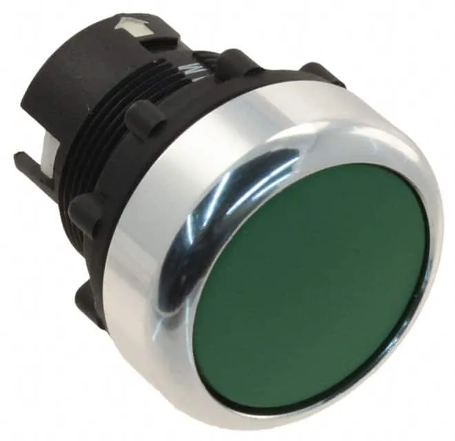 A22R-FG-A (PB UNIT ALT ACT 22MM GRN FLUSH)