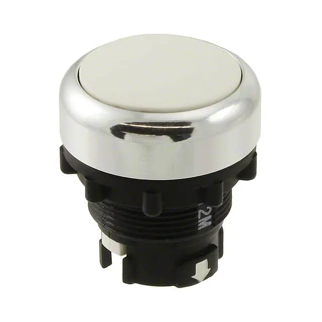 A22R-FW-M (PB UNIT MOM 22MM WHT FLUSH)