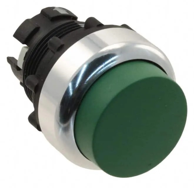 A22R-TG-M (PB UNIT MOM 22MM GRN PROJ)