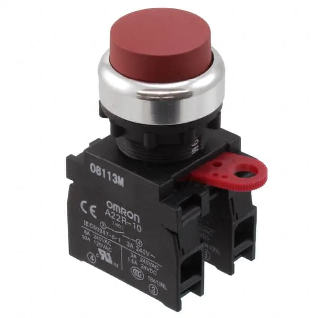 A22R-TR-20M (SWITCH PUSH DPST-NO 10A 120V)