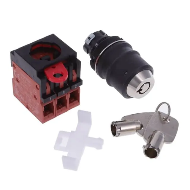 A22TK-2LR-03-K03 (SWITCH KEYLCK 2POS 3PST 10A 110V)