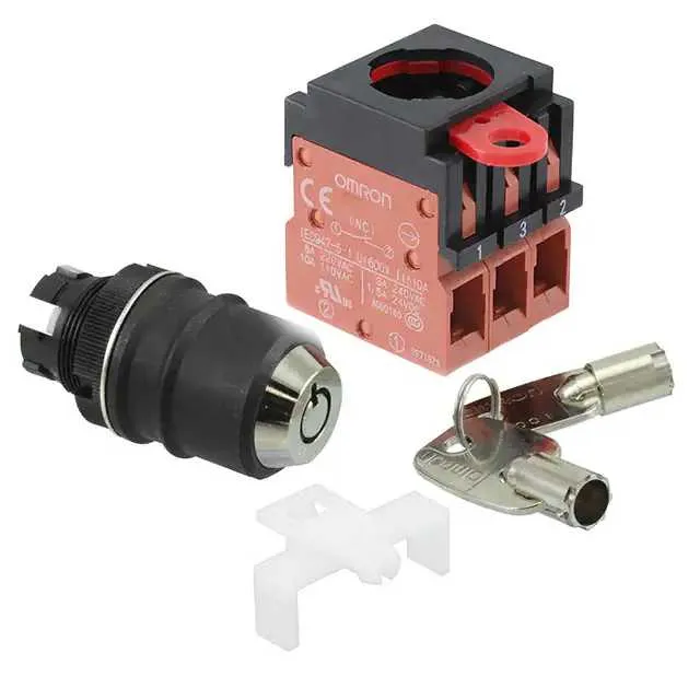 A22TK-2LR-03-K04 (SWITCH KEYLCK 2POS 3PST 10A 110V)