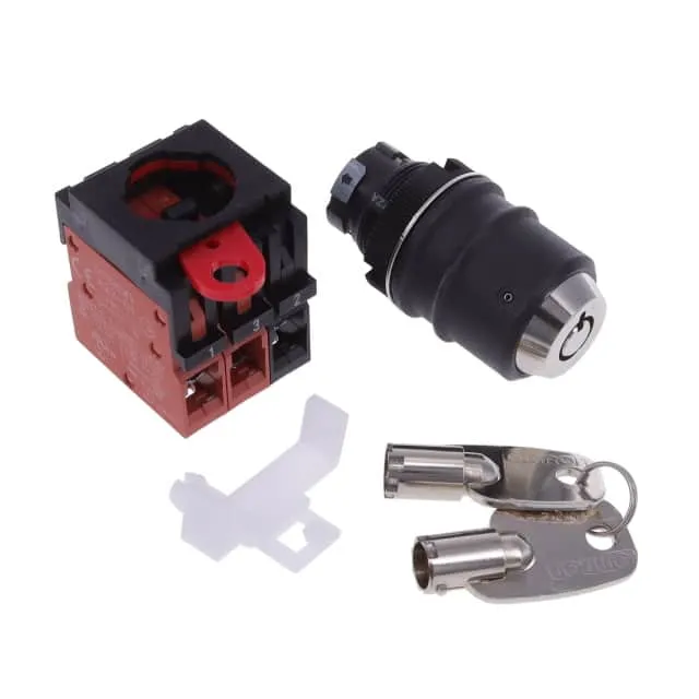 A22TK-2RL-12-K03 (SWITCH KEYLCK 2POS DPST 10A 110V)