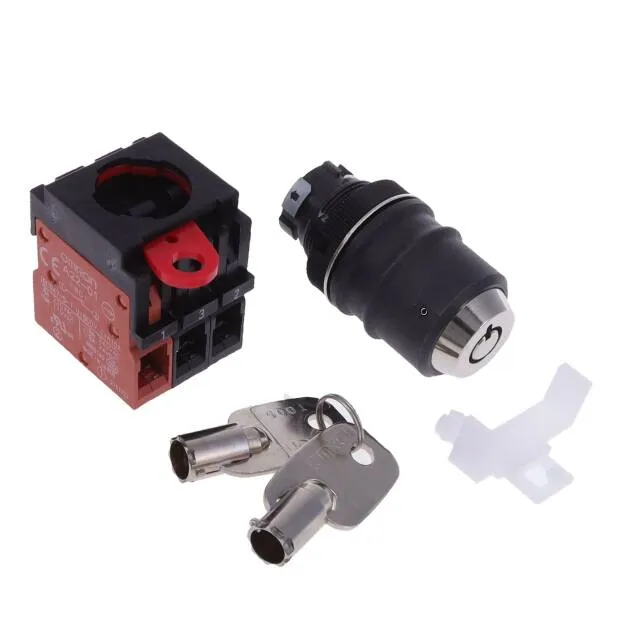 A22TK-2RR-21-K05 (SWITCH KEYLCK 2POS DPST 10A 110V)