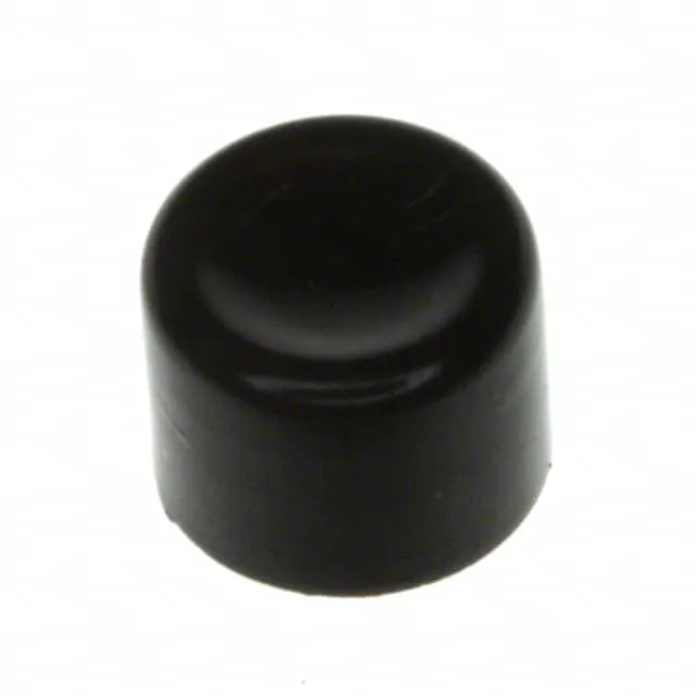 A2352 (CAP PUSHBUTTON ROUND BLACK)