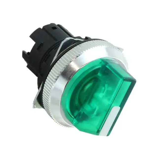 A30NZ-3MM-TGA (GREEN 3 POS LIGHTED MTL)