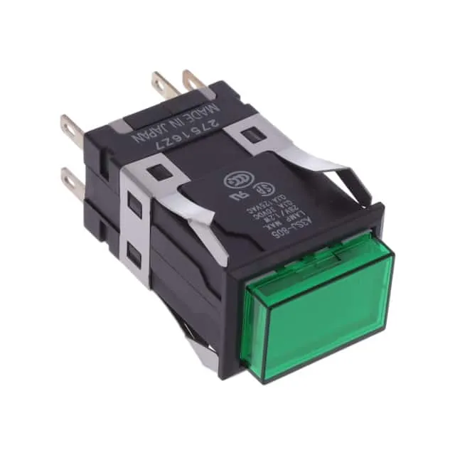 A3SJ-90E124EGNC (SWITCH PUSHBUTTON SPDT 0.1A 125V)