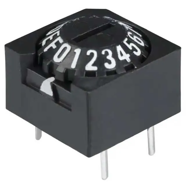 A6A-16R (SWITCH ROTARY DIP HEX 100MA 28V)