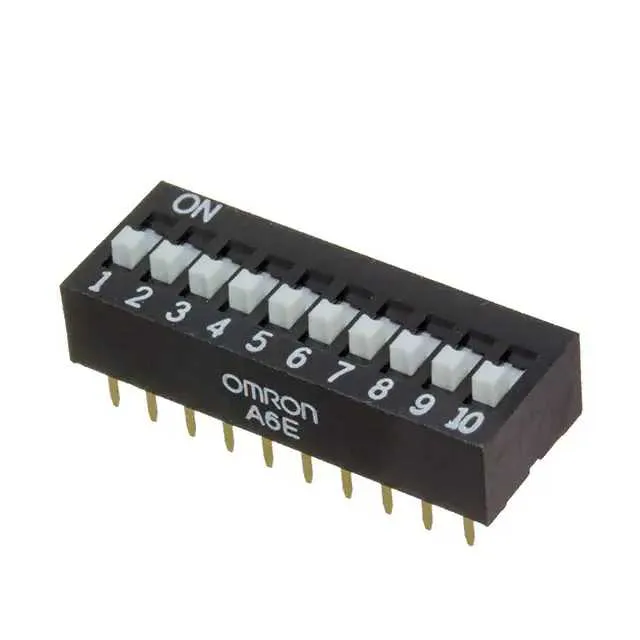 A6E-0104-N (SWITCH SLIDE DIP SPST 25MA 24V)