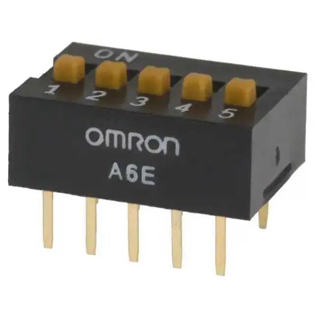 A6E-5104-N (SWITCH SLIDE DIP SPST 25MA 24V)