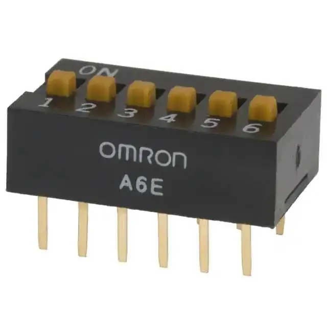 A6E-6104-N (SWITCH SLIDE DIP SPST 25MA 24V)