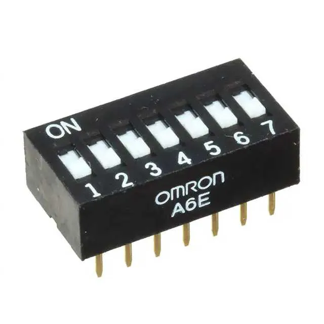 A6E-7104-N (SWITCH SLIDE DIP SPST 25MA 24V)
