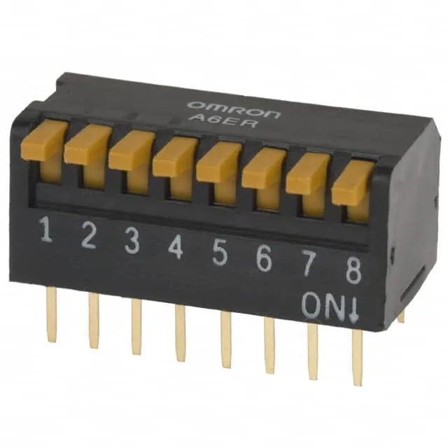 A6ER-7104 (SWITCH PIANO DIP SPST 25MA 24V)