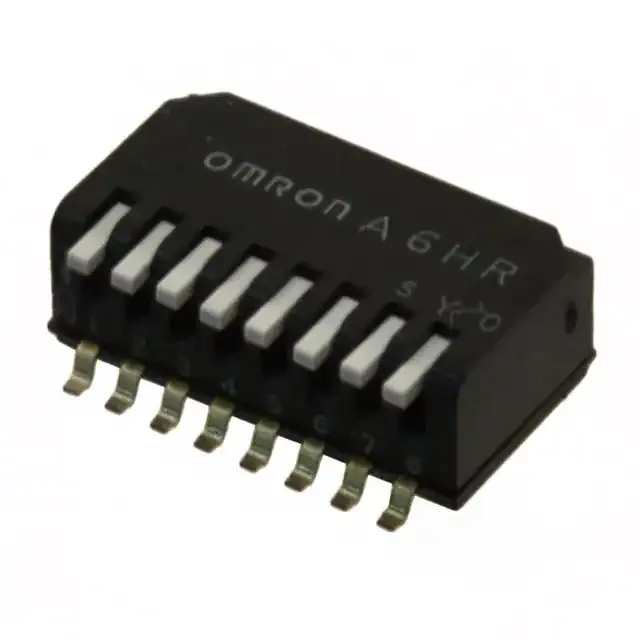 A6HR-8104-PM (SWITCH PIANO DIP SPST 25MA 24V)