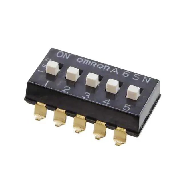 A6SN-5104-P (SWITCH SLIDE DIP SPST 25MA 24V)