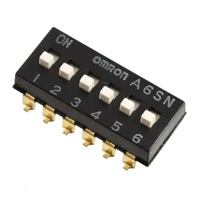 A6SN-6104 (SWITCH SLIDE DIP SPST 25MA 24V)