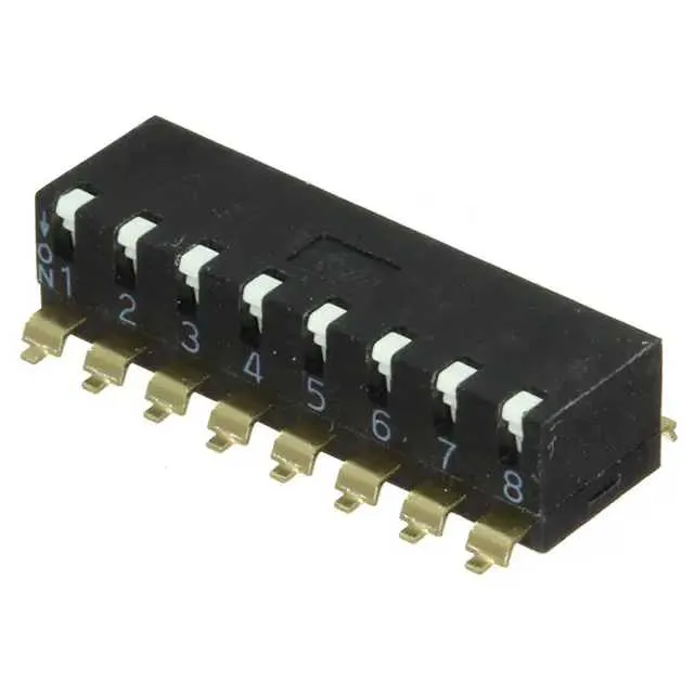 A6SR-8101 (SWITCH PIANO DIP SPST 25MA 24V)