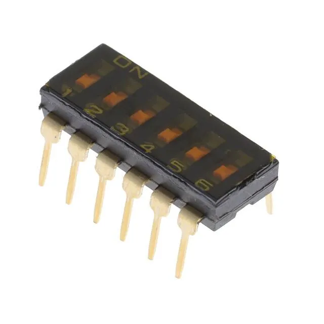 A6T-6102 (SWITCH SLIDE DIP SPST 25MA 24V)
