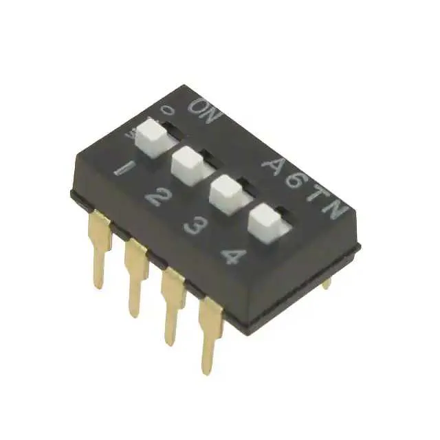 A6TN-4104 (SWITCH SLIDE DIP SPST 25MA 24V)