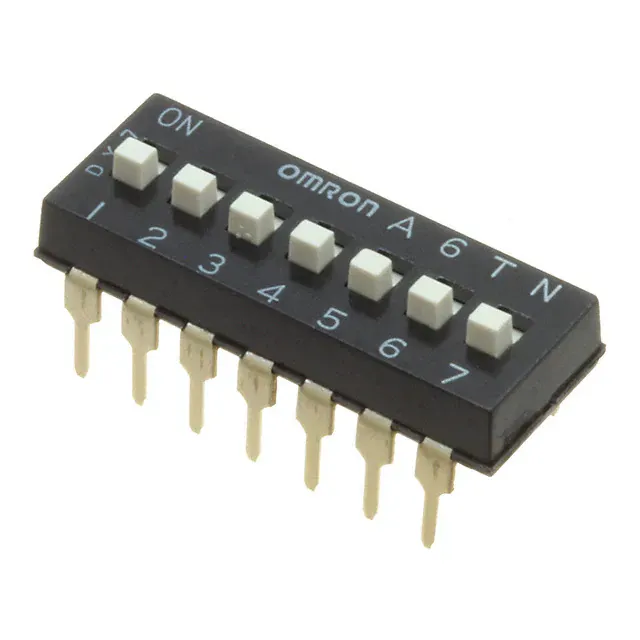 A6TN-7104 (SWITCH SLIDE DIP SPST 25MA 24V)