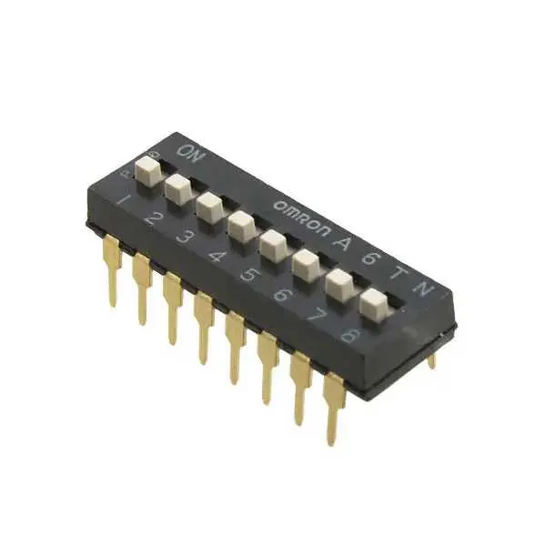 A6TN-8104 (SWITCH SLIDE DIP SPST 25MA 24V)