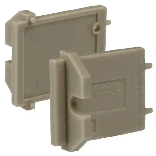 A7D-1M (END CAP GRAY BACK MNT 2PCS)