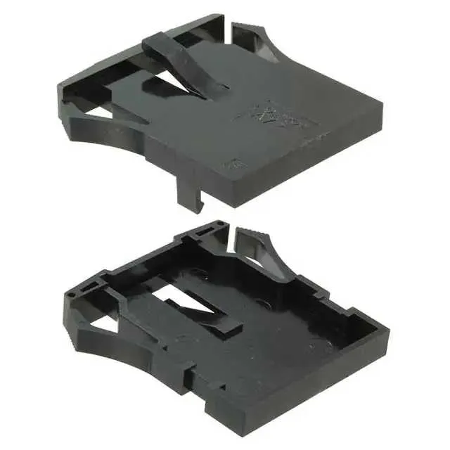 A7P-M-1 (END CAP BLACK FRONT MNT 2PC PT)