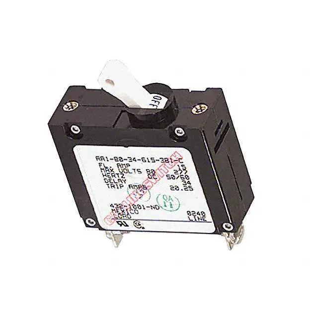 AA1-B0-34-615-3B1-C (CIR BRKR 15A 277VAC 80VDC)