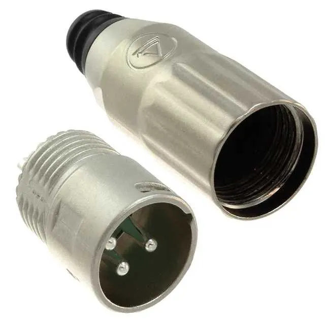 AAA3MZ (CONN RCPT MALE XLR 3POS SLDR CUP)