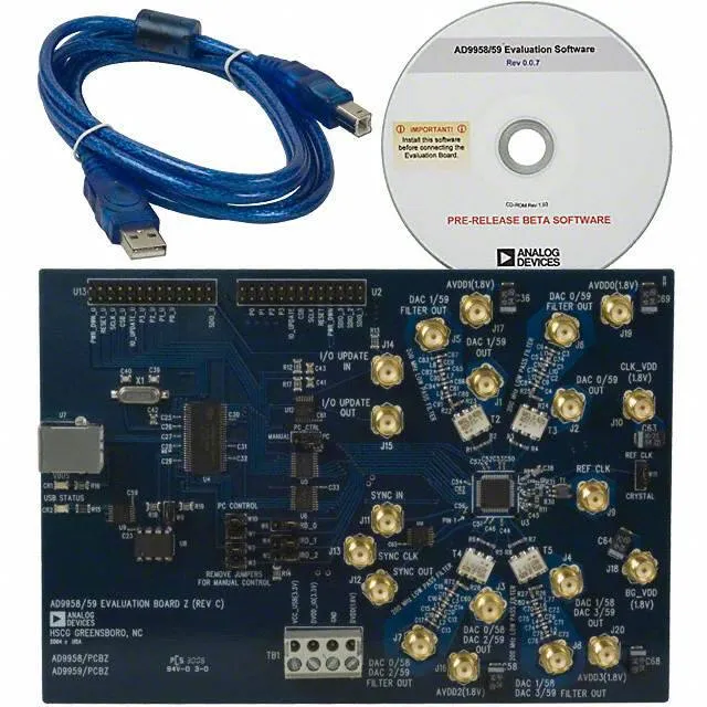AD9959/PCBZ (BOARD EVALUATION FOR AD9959)