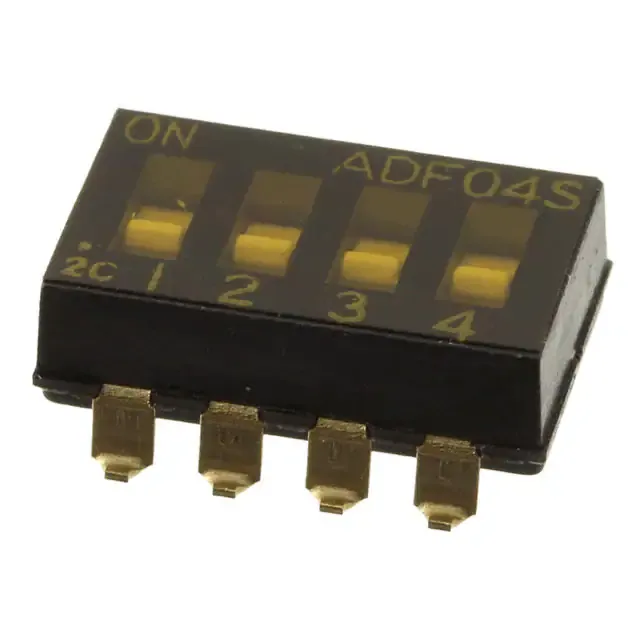 ADF04STTR04 (SWITCH SLIDE DIP SPST 100MA 24V)