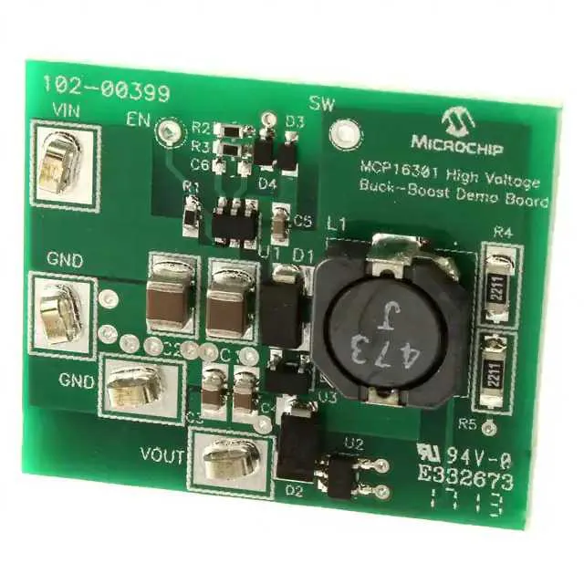 ADM00399 (BOARD DEMO BUCK BOOST MCP16301)