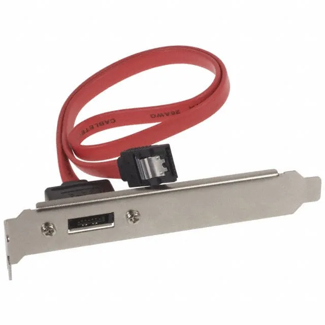 AK-SATA-SB1-R (CONN SLOTBRACKET 1-SATA PORT)