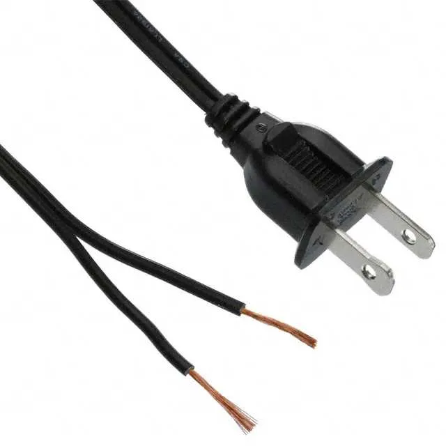AK500-OE-12-6F (CORD SPT-1 18AWG 2COND 1.83M BLK)