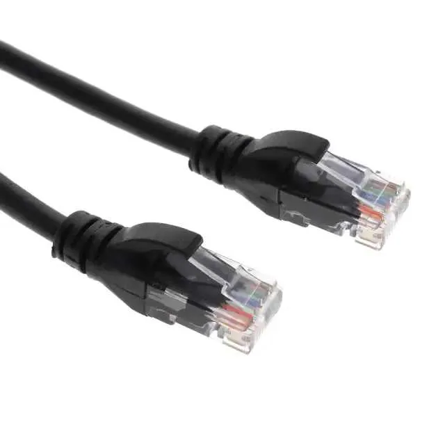 AMJE0808-0100-BKB-24 (CABLE MOD 8P8C PLUG-PLUG 3.28')