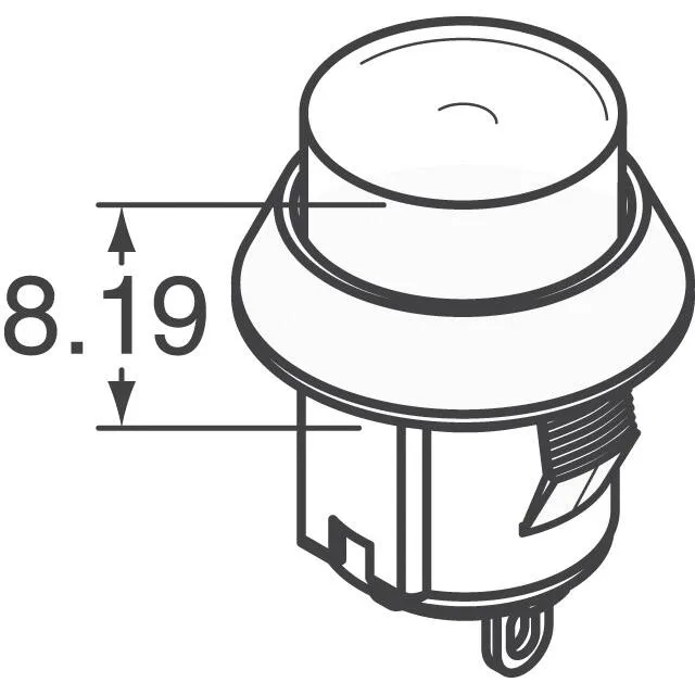 AP4C300SZBE (SWITCH PUSH SPST-NO 0.125A 125V)